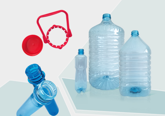 Flaširanje mineralne vode u PET ambalažu od 0,5, 1,5, 6, 8, 10 i 15l. Proizvodnja PET ambalaže od 5 ,6, 8 i 10l. Brizganje HDPE proizvoda.